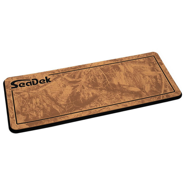 SeaDek 16" x 39"" 20mm Dual Density Large Helm Pad Mocha/Black Realtree Edge Pinline Smooth - 406.4mm x 990mm x 20mm