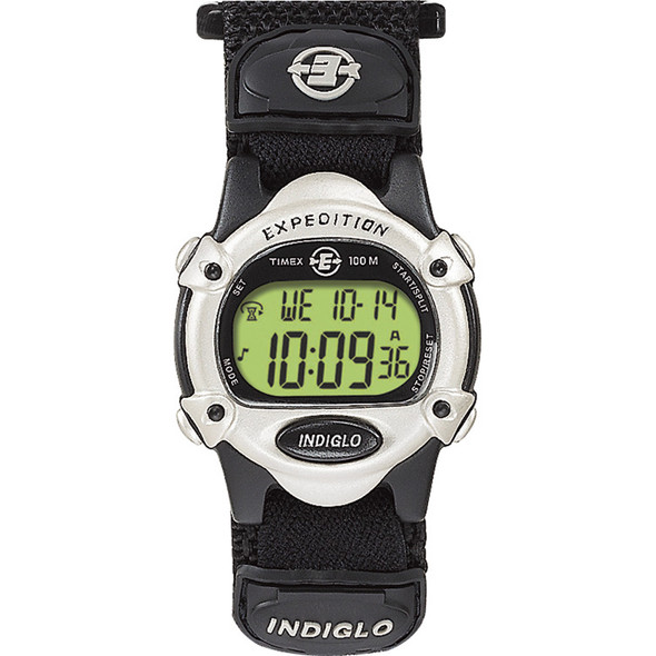 Timex Expedition® Women's Chrono Alarm Timer - Silver/Black