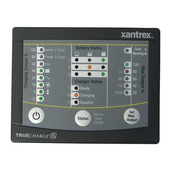 Xantrex TRUE<i>CHARGE</i>2 Remote Panel f/20 & 40 & 60 AMP (Only for 2nd generation of TC2 chargers)
