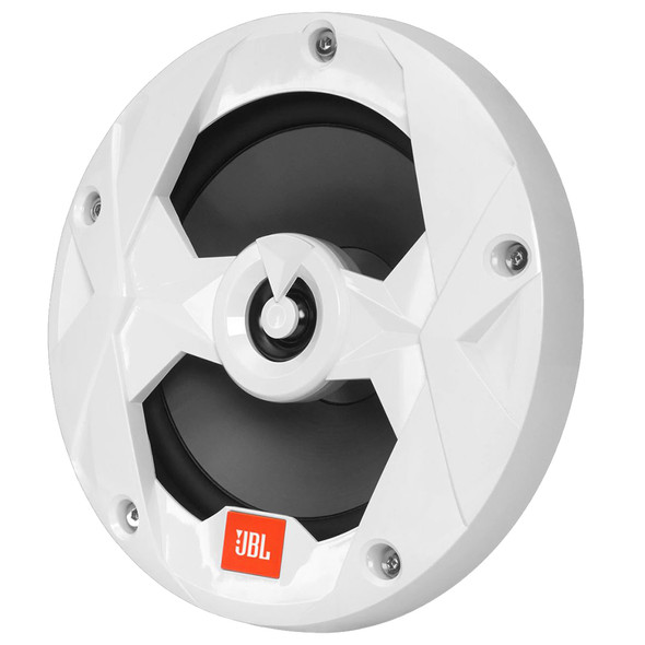 JBL MS65LW 6.5" 225W Coaxial Marine Speaker RGB Illuminated White Grill - Pair - Club Series