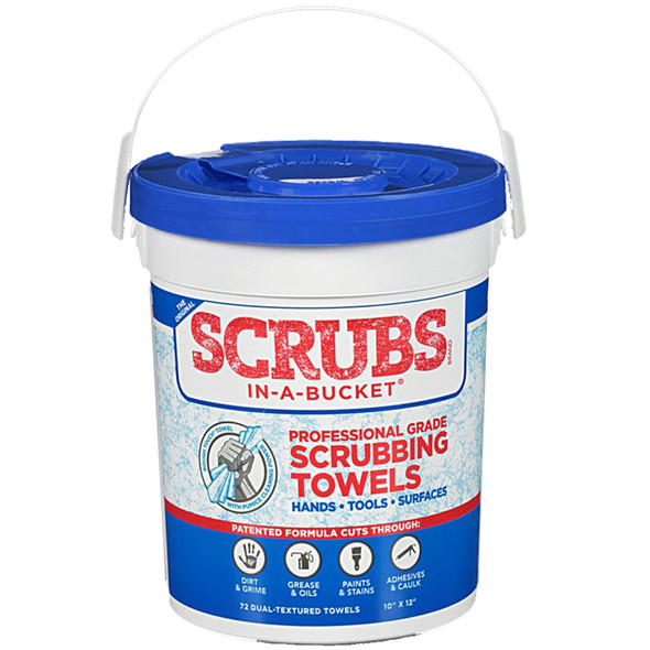 Permatex SCRUBS In-A-Bucket - 72-Piece