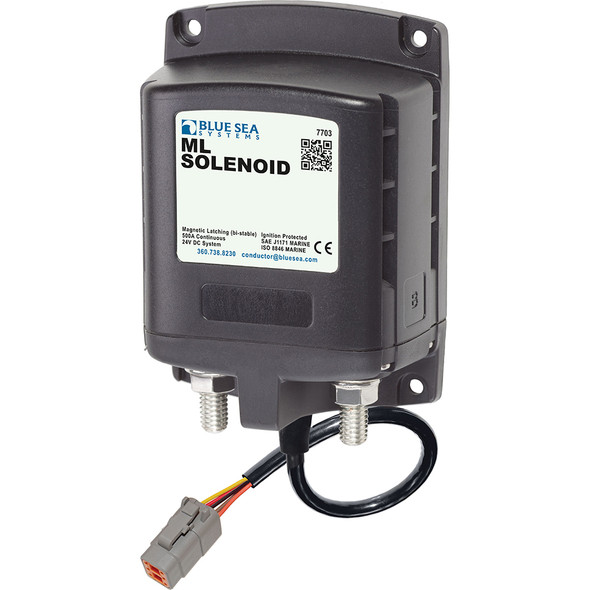 Blue Sea 7703100 ML Solenoid 24V 500A w/Deutsch Connector