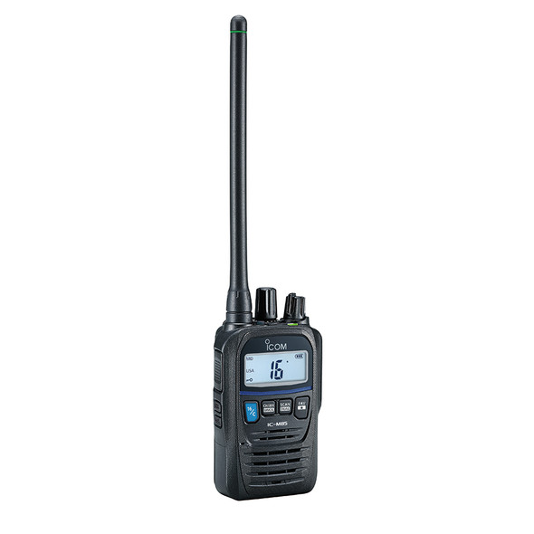 Icom M85UL Ultra Compact Intrinsically Safe Handheld VHF Marine Radio w/5W Power Output