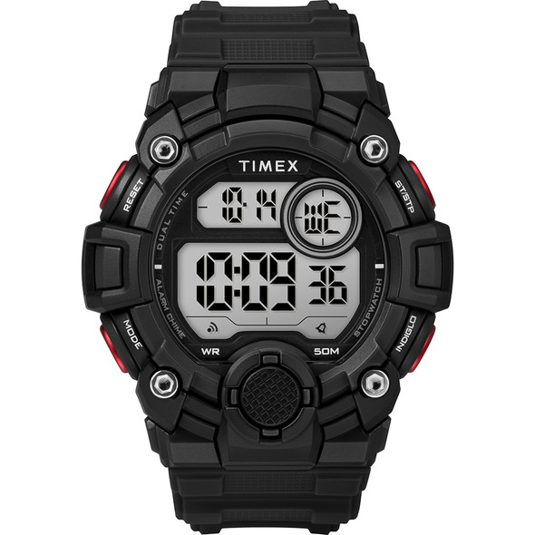 Timex Men's A-Game DGTL 50mm Watch - Black/Red