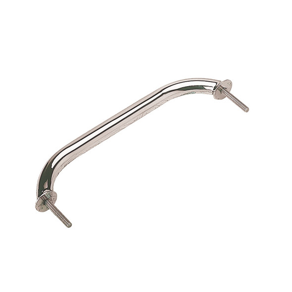 Stainless Steel Stud Mount Flanged Hand Rail w/Mounting Flange - 24"