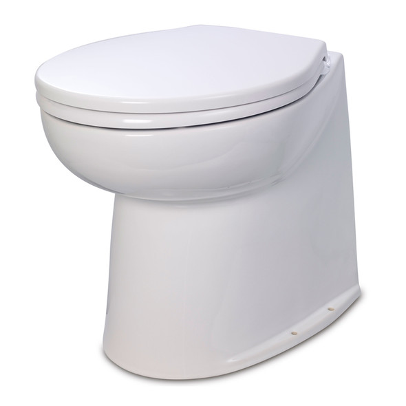 Jabsco 17" Deluxe Flush Fresh Water Electric Toilet - 12V