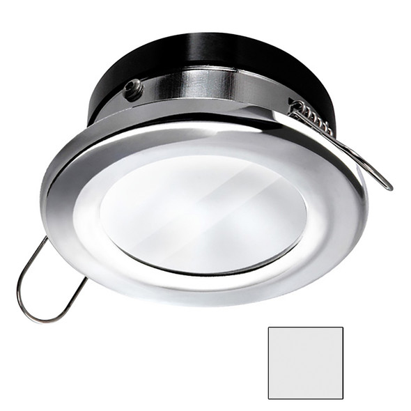 i2Systems Apeiron A1110Z - 4.5W Spring Mount Light - Round - Cool White - Chrome Finish