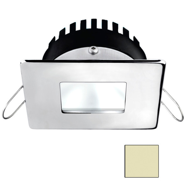 i2Systems Apeiron A506 6W Spring Mount Light - Square/Square - Warm White - Polished Chrome Finish