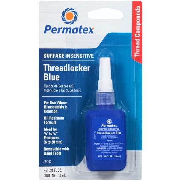 Permatex Medium Strength Threadlocker Blue - 36ml Bottle