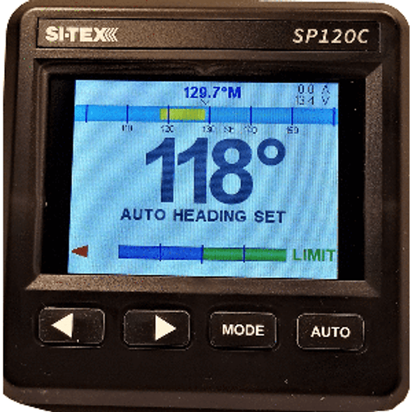 SI-TEX SP-120 Color System w/Rudder Feedback w/o Drive Unit