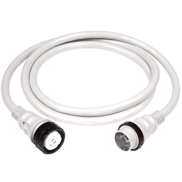 Marinco 50Amp 125/250V Shore Power Cable - 50' - White