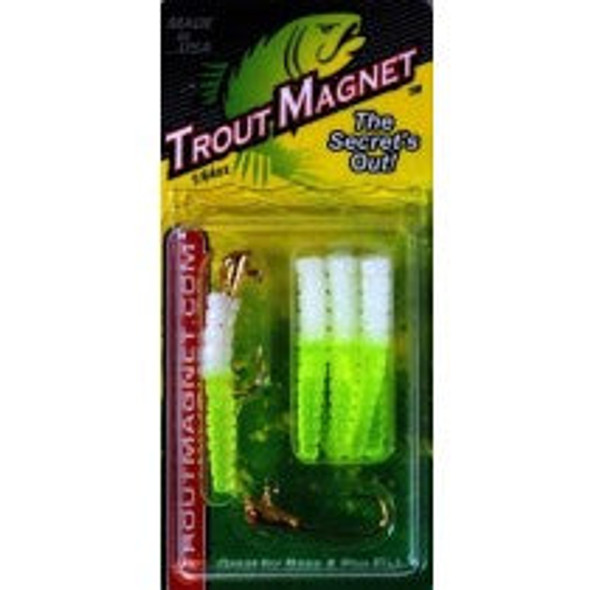 Leland Trout Magnet 1/64oz 9ct White/Chartreuse