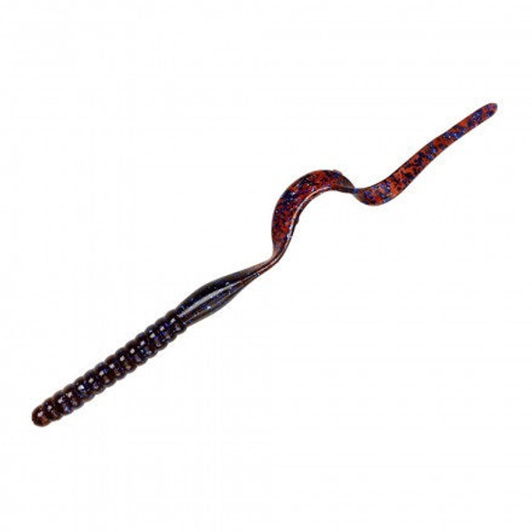 Yum Ribontail Worm 7" 12ct Plum