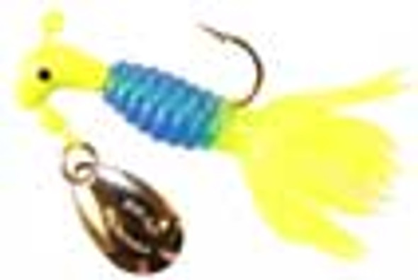 Blakemore Crappie Thunder 1/16 2ct Chartreuse/Blue/Chartreuse