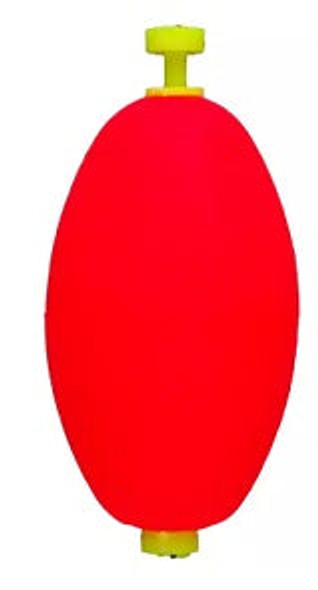 Comal Snap-On Oval Float 2.50" 25/bag Red