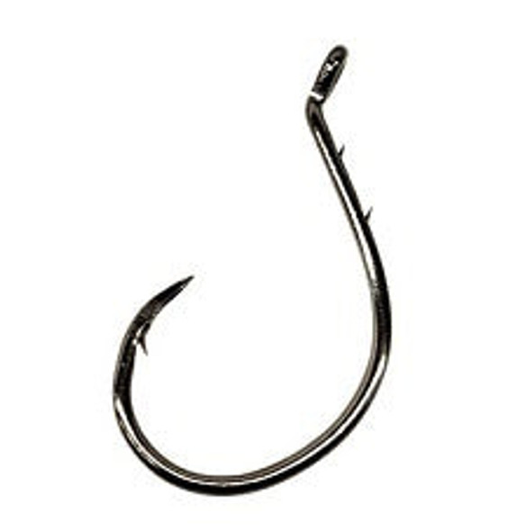 Eagle Claw Circle Bait Black Nickle Hook 10ct Size 4/0