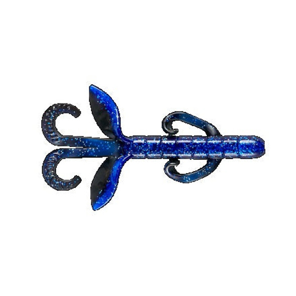 Yum Christie Critter 4.5" 8ct Black Blue Shadow