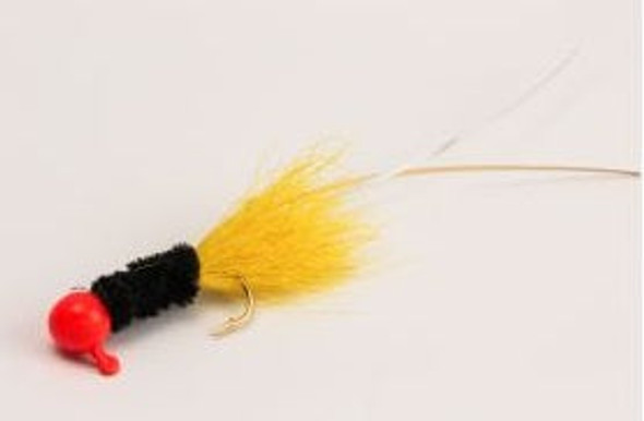 Slater Original Jig 1/32 Red/Black/Yellow #6 Hook 3pk