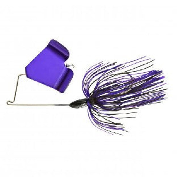 War Eagle Buzzbait 3/8oz Black Purple Blade