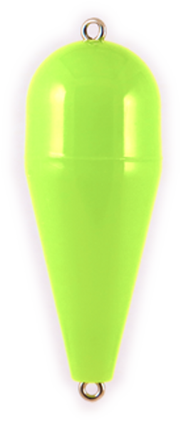 Rainbow Torpedo Float 3/8 Opaque Green