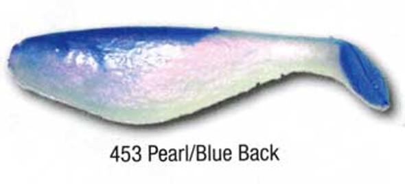Luckie Strike Shad Minnow MC 6" 50ct Pearl/Blue Back