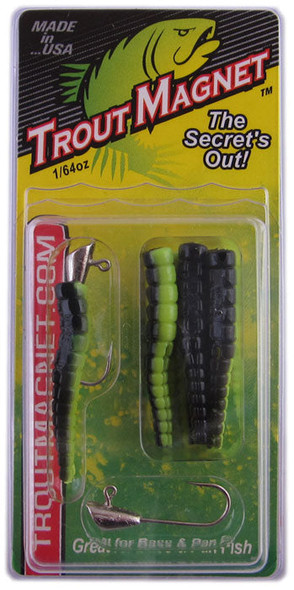 Leland Trout Magnet 1/64oz 9ct Black/Green