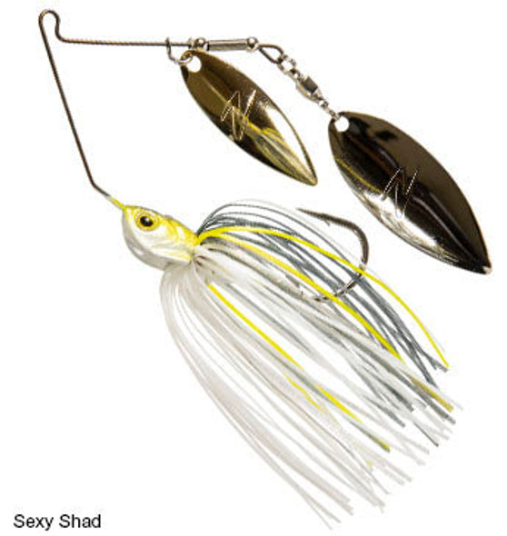 Z-Man Power Finesse Slingbladez Spinnerbait 3/8 Wil/Wil Sexy Shad