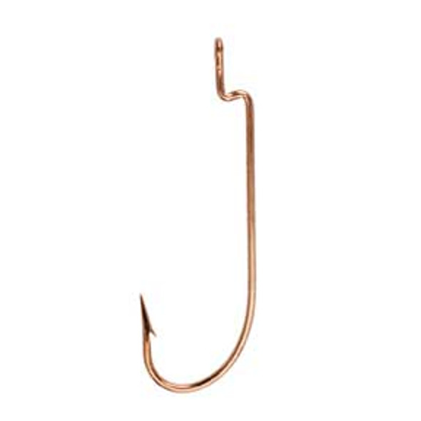 Eagle Claw Bronze Sproat Worm Hook 50ct Size 1/0
