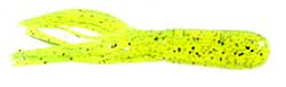 Big Bite Crappie Tubes 1.5" 10ct Chartreuse Sparkle