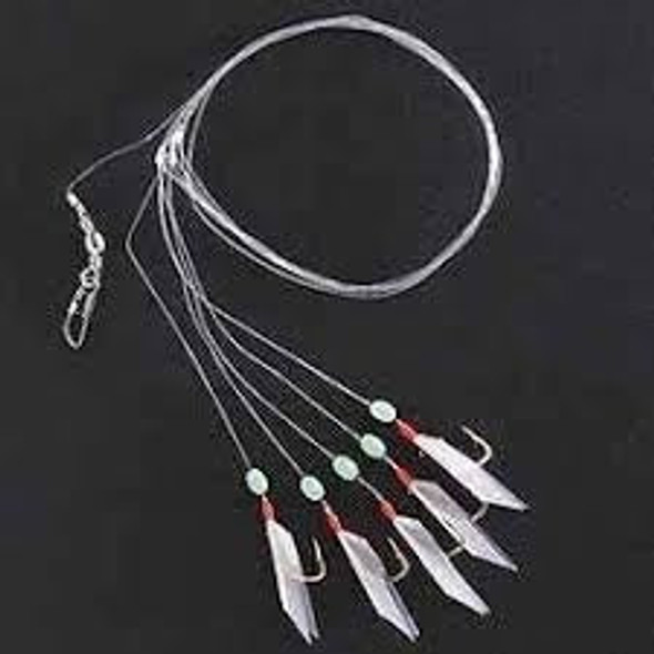 Mustad Piscator 5-Fly Rig Size 4