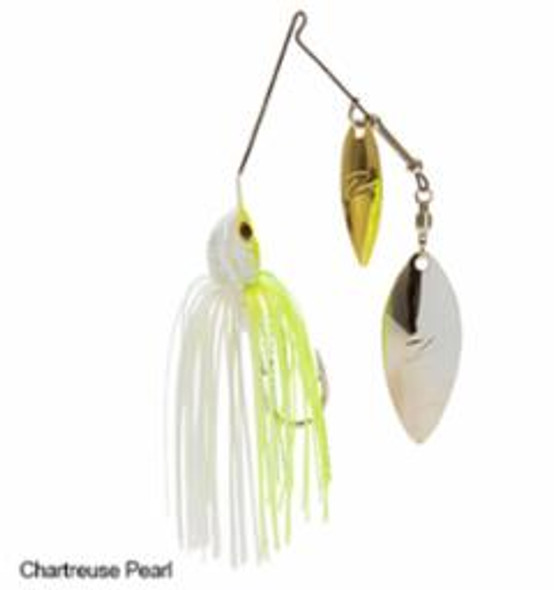 Z-Man Power Slingbladez Spinnerbait 3/4 Wil/Wil Chartreuse Pearl