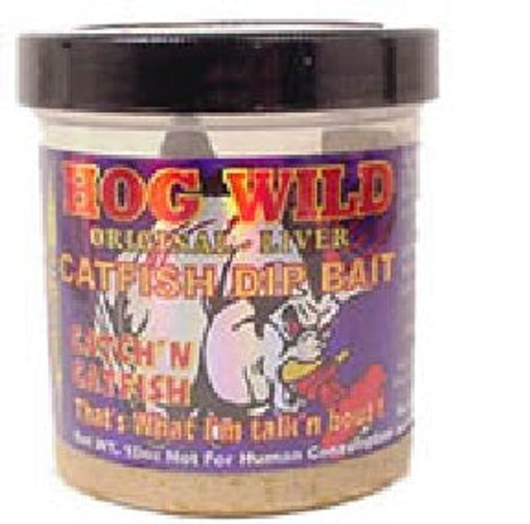 Magic Bait Hog Wild Dip Bait Blood 10oz Jar