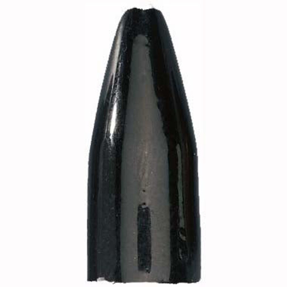 Bullet Weight Painted Worm Sinker Black 5ct 1/4oz