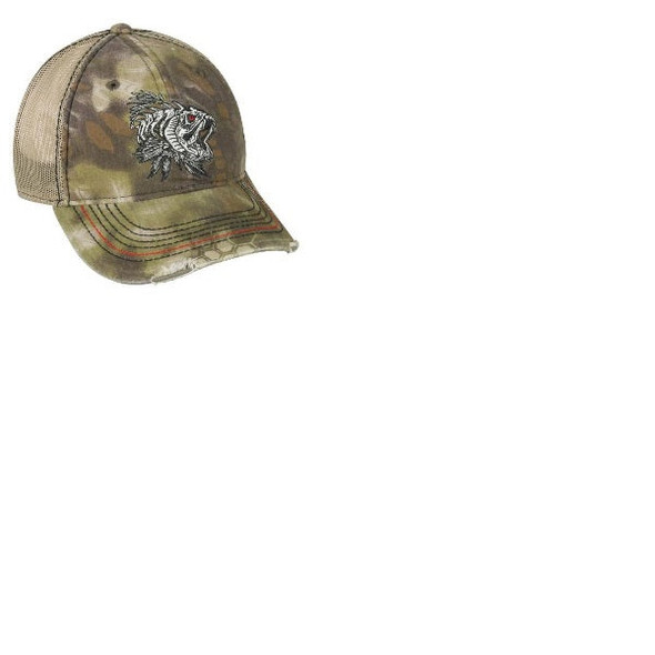 Outdoor Cap Bass Bones Mesh Back Krytex Highlander Tan