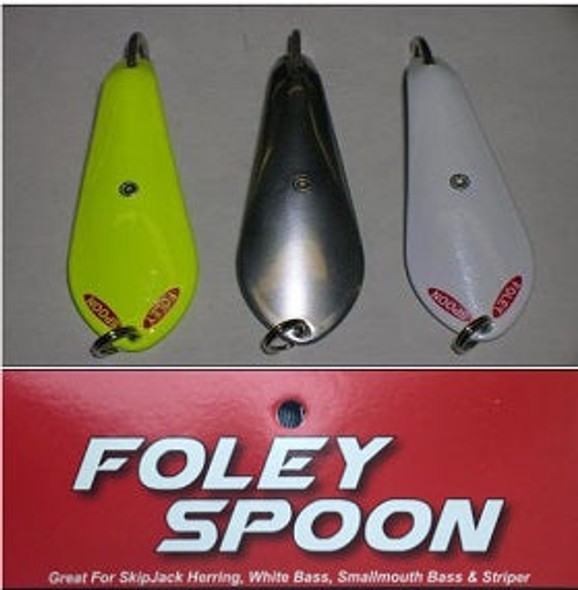 Foley Spoons 1 3/8" White Red Gill 12/card