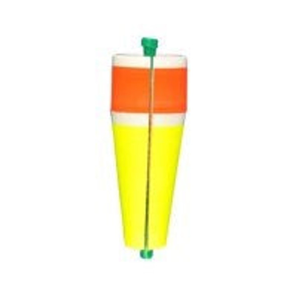 Comal Poppin Floats Slotted Weighted 3" Red/Yellow 12ct