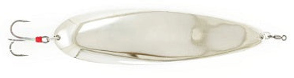 Nichols 8" Ben Parker Magnum Flutter Spoon 3.5oz Silver Chrome