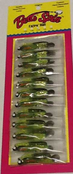 Betts Spin 1/32 Chartreuse Craw Glitter 12/cd