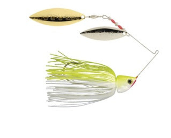 Strike King Burner 1/2oz Chartreuse/White