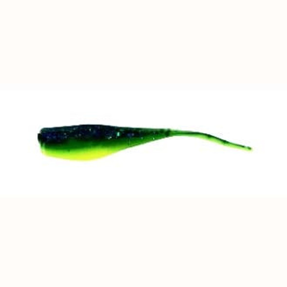 Big Bite Crappie Minnr 2" 10ct Junebug/Chartreuse