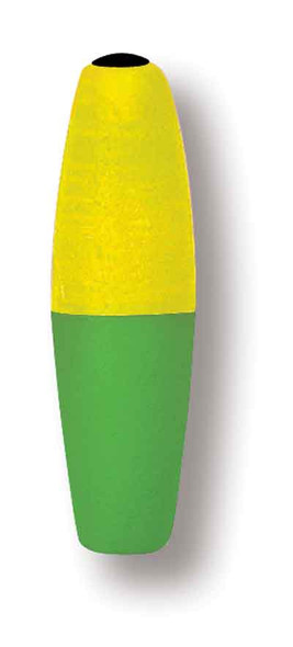 Betts Mr.Crappie Slippers 1.50" 3ct Cigar Yellow/Green