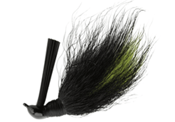 Booyah Bucktail Jig 1/8 Black/Chartreuse