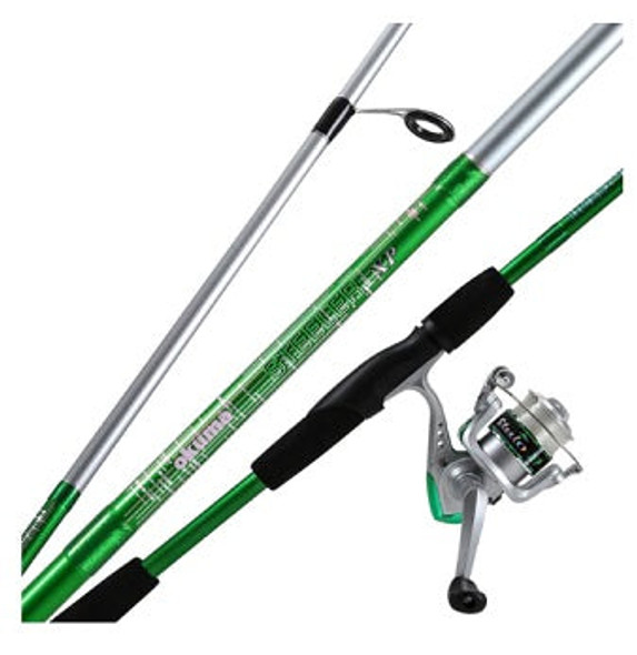 Okuma Steeler XP Spinning Combo 6'6" 2pc Green