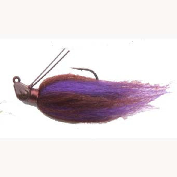 Punisher Hair Jig 1/4oz Peanut Butter & Jelly