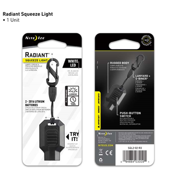 Radiant Squeeze Led Keychain Light