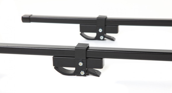 Add-on Load Bars Clamp On Set 70 Inch Black SportQuest Perrycraft