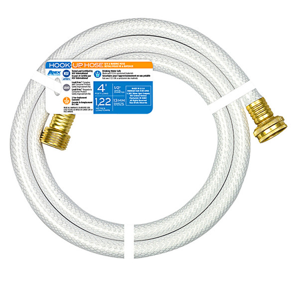 1/2' X 4' Hook Up Hose