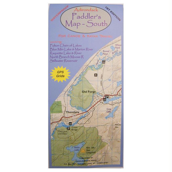 Adk Paddlers Map - South