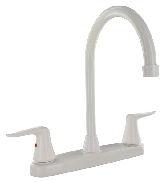 Catalina 8  Kitchen Faucet White