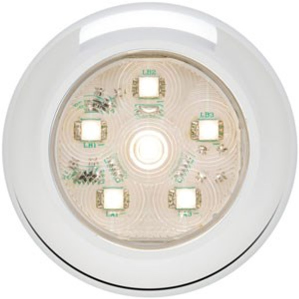 Led Round Utility; 6 Diode; Clear;